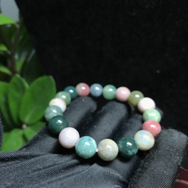 30佛教七宝天然玛瑙手链精品手串爱藏保真出品