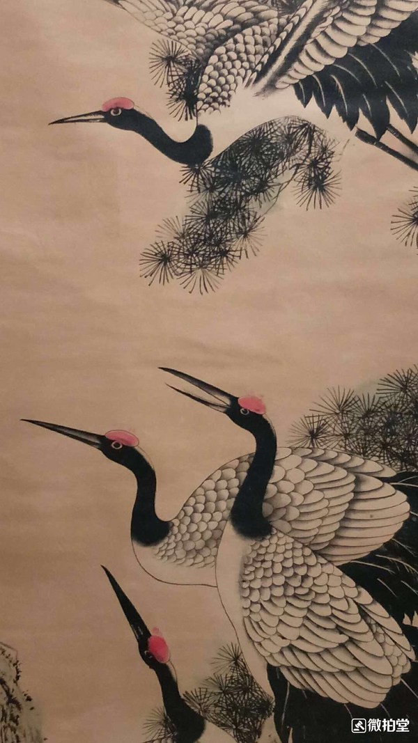 精品大放漏!老旧宣纸卷轴字画一幅,栩栩如生,尺寸约