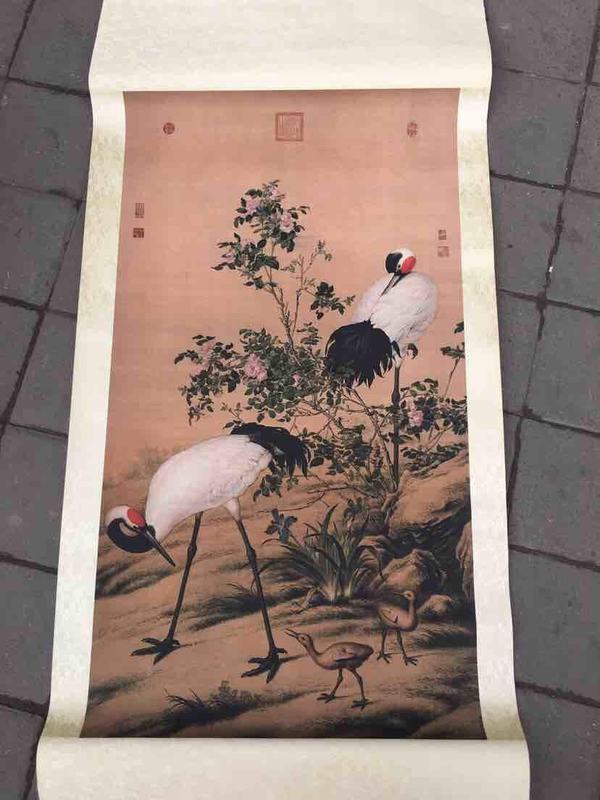 新品大放漏作者郎世宁作品真假_图片_价格_评级-书画篆刻-爱藏网