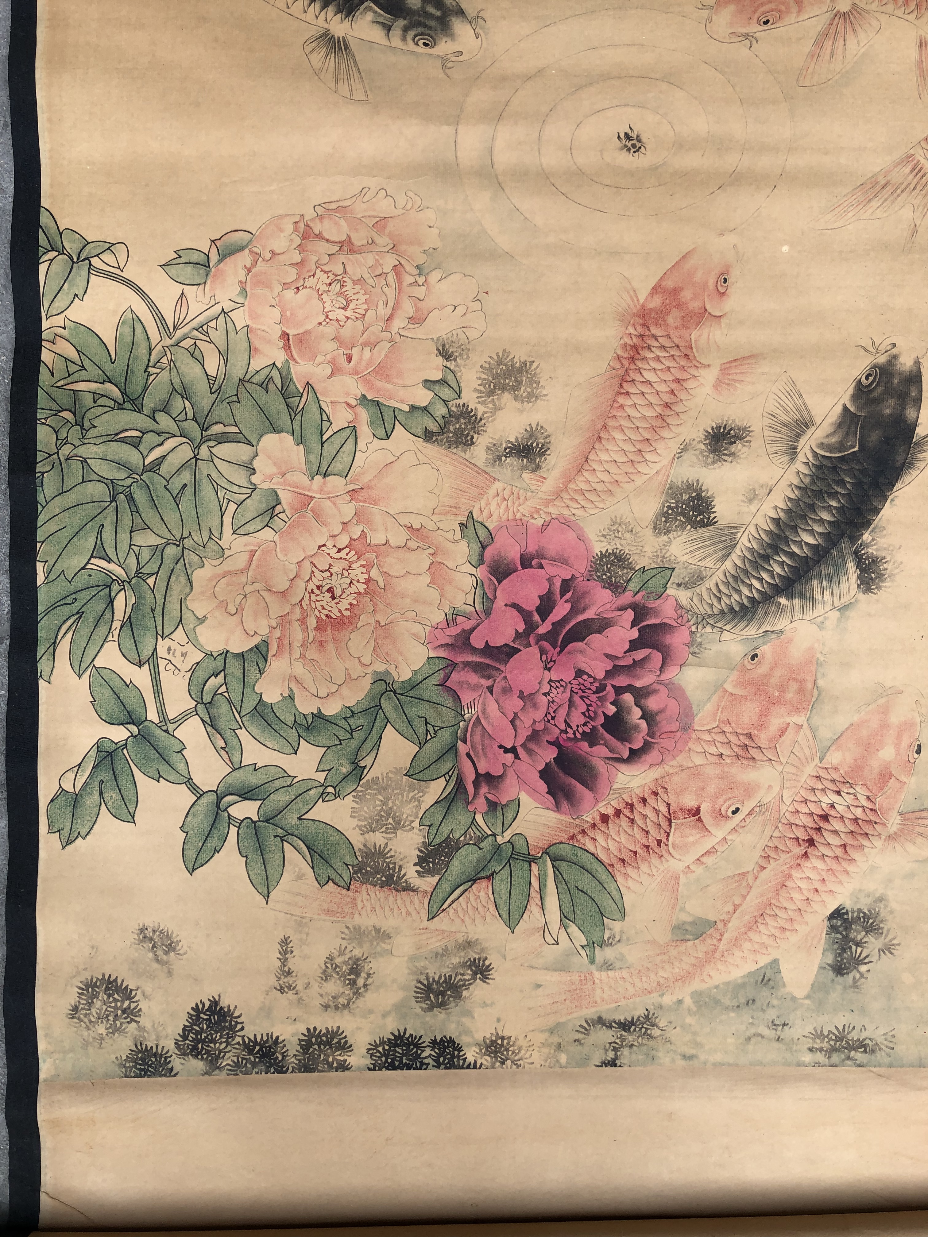 齐白石《九鱼图》〖尺寸