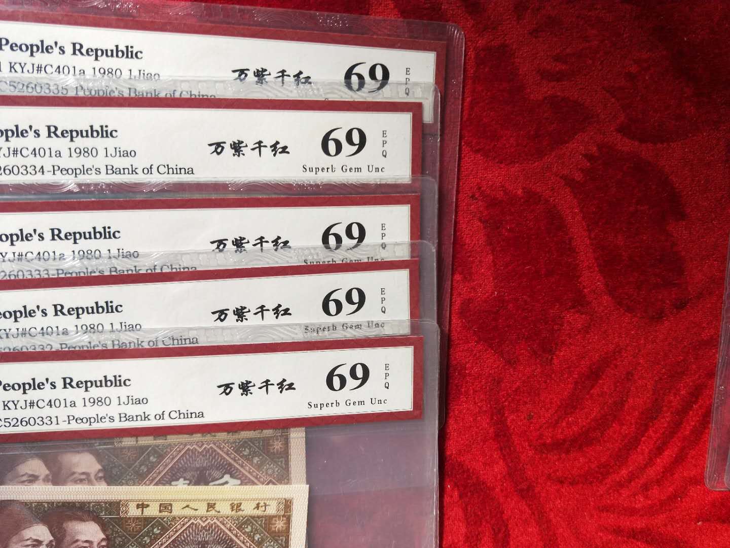 8001万紫千红五连号,高分靓