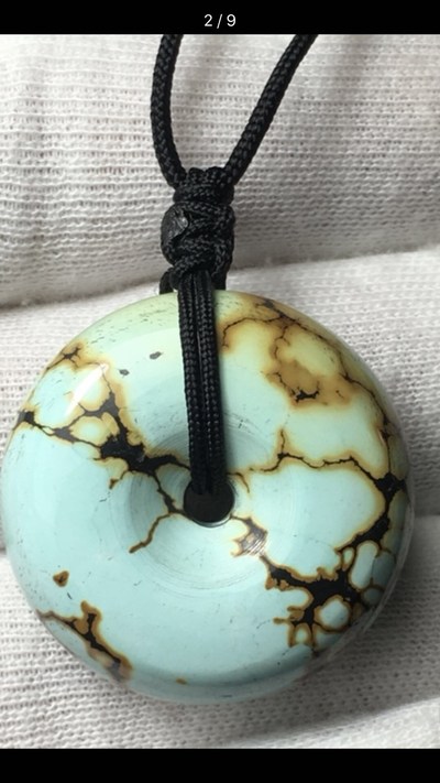 瓷度非常好,十分难得绿松石!