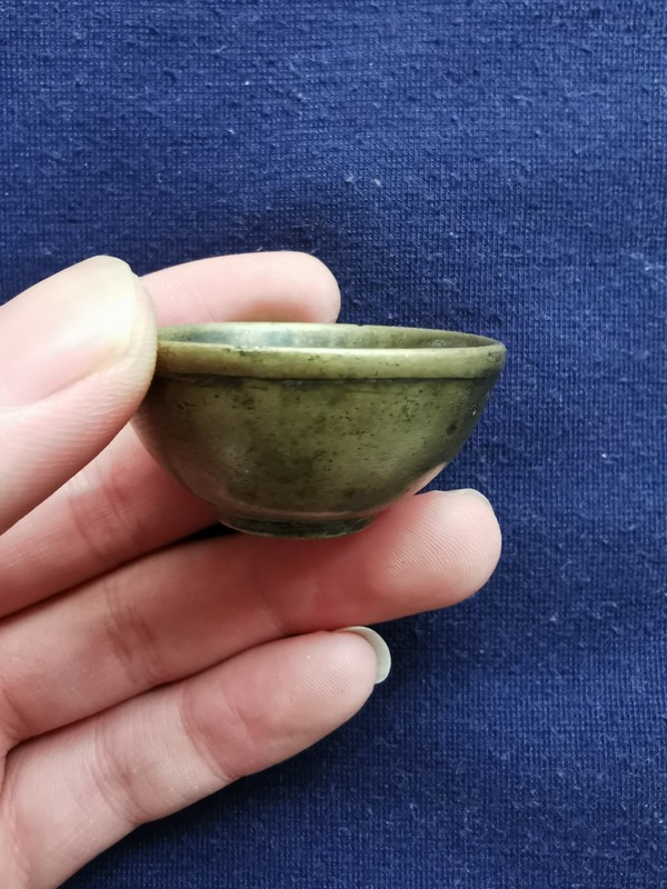 藏品清代小铜碗说明本店商品