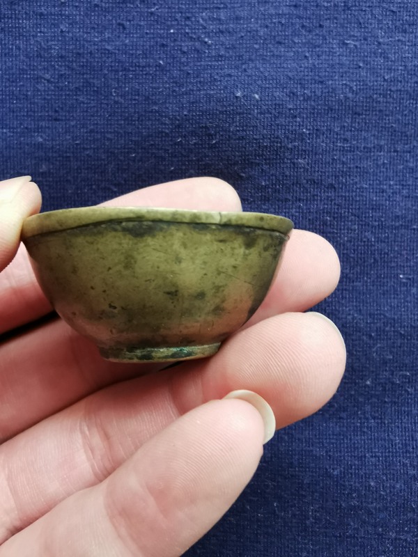 藏品清代小铜碗说明本店商品