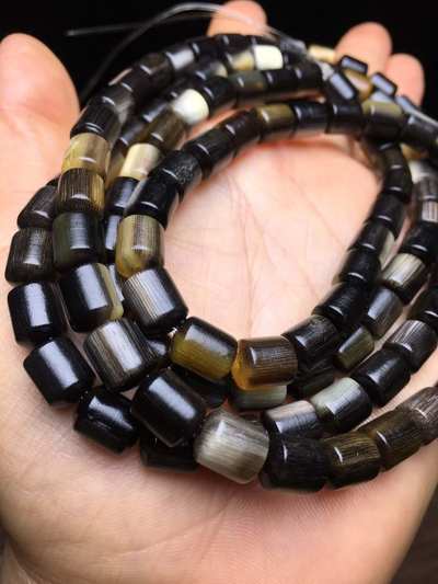 马蹄桶珠108佛珠,竹丝纹鱼子纹清晰,尺寸如图,还