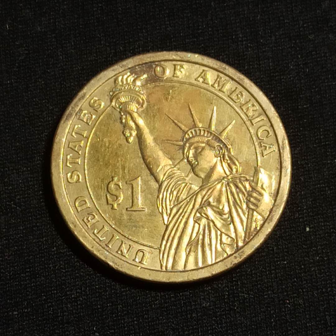 美国1美元美金自由女神总统纪念币一枚实物拍摄如图