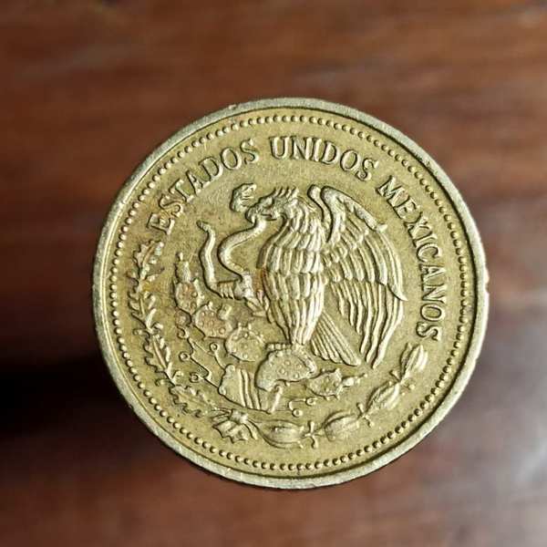 墨西哥20比索老鹰捉蛇铜币一枚库存多品相年份基