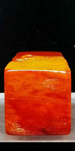 寿山石红田印章规格783030mm了解详