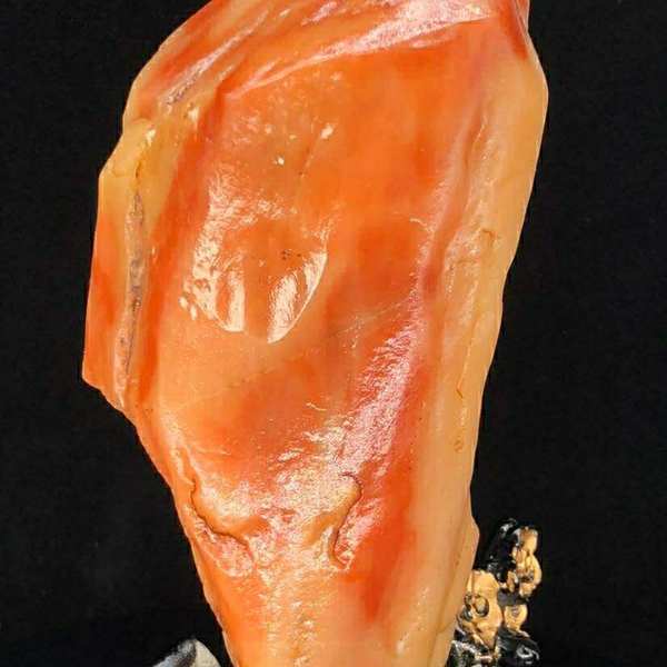 收藏级新疆东疆戈壁地表俏色红彩玉东疆罗布泊地表高