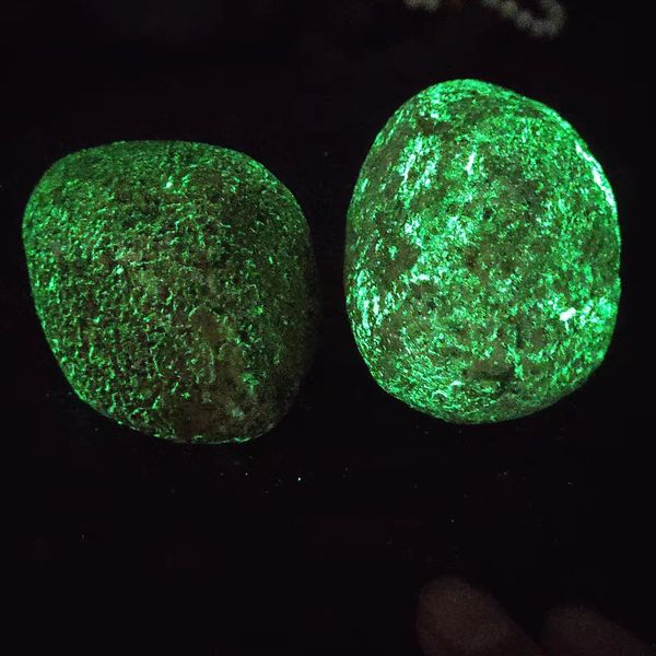 高硬度夜明珠夜光石发光石原石奇石收藏密度大硬