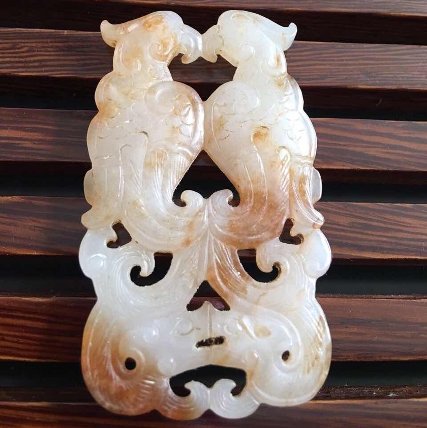 西周 和田白玉玉环 坨工工艺精湛