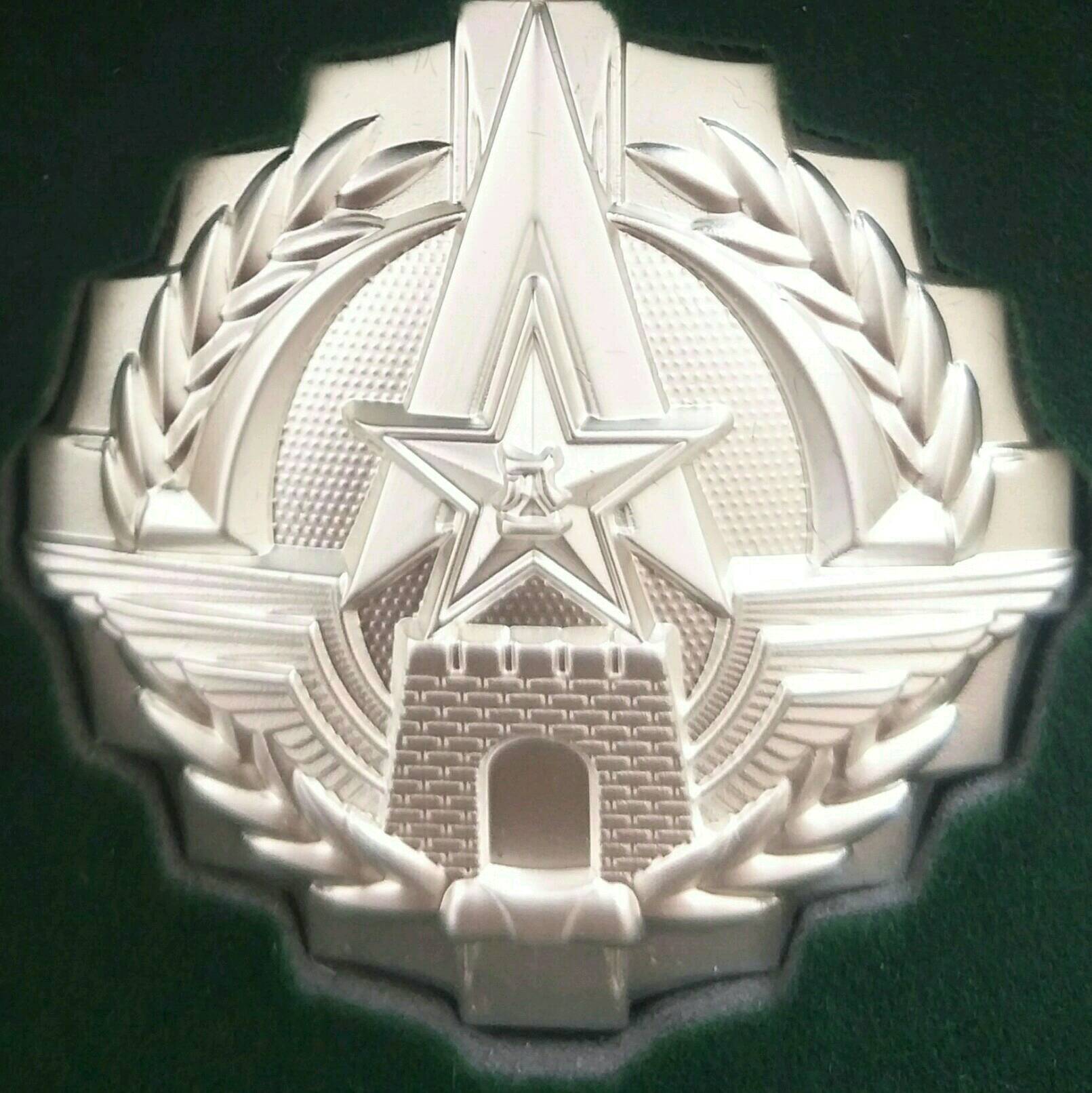 国防服役银质纪念章图片