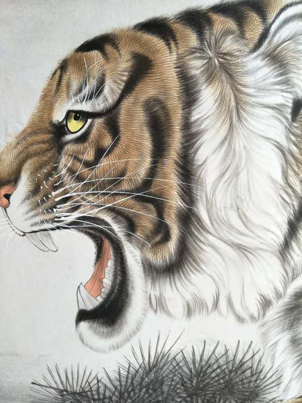 我的作品是河南省民权县画虎王王建民的作品作品长