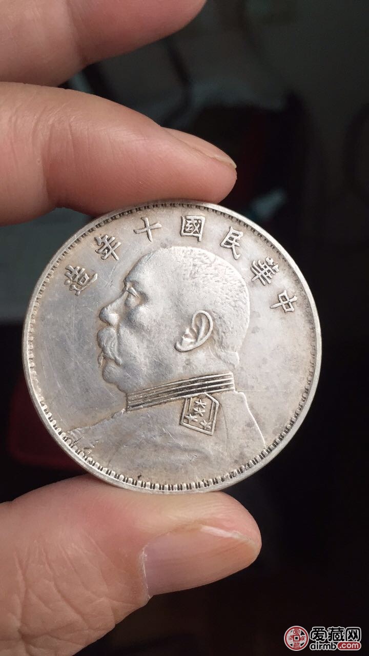 民国十年t版袁大头请鉴定真伪