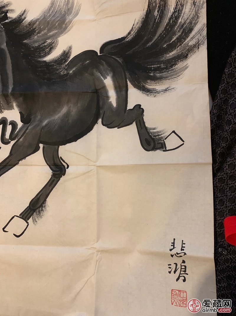 徐悲鸿的八骏图