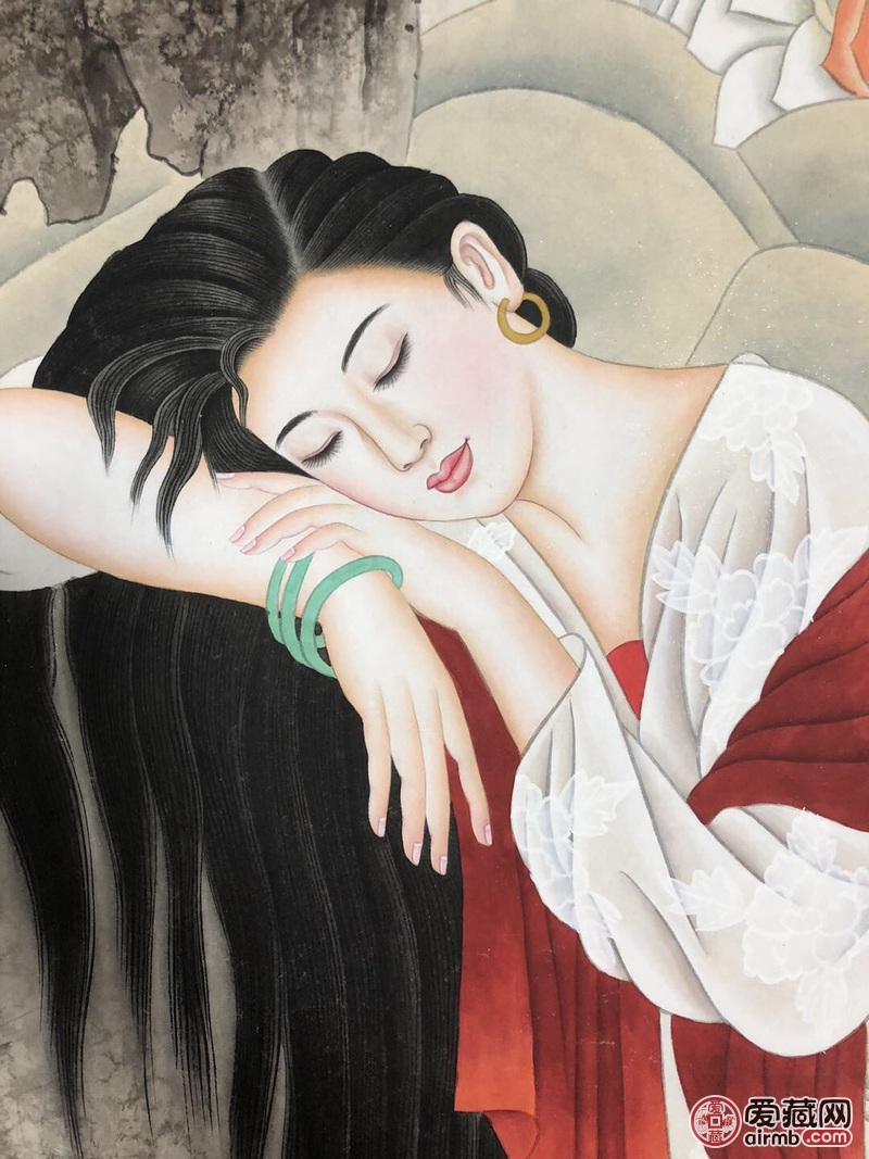 郭念桐工笔人物画