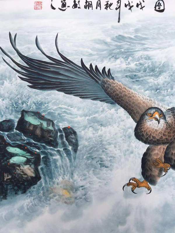 新品来袭,大展宏图中堂画一幅名家真假_图片_价格